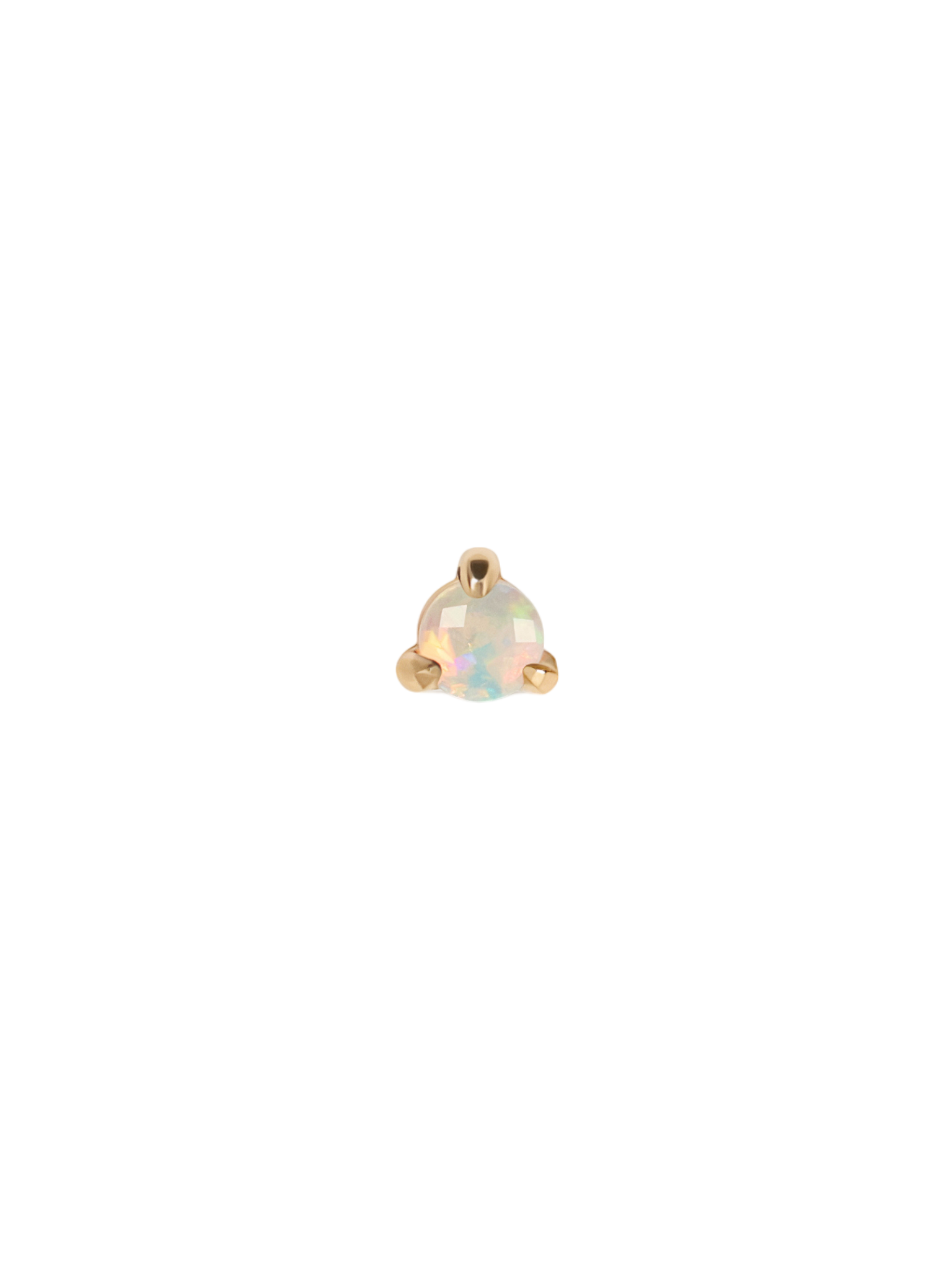 Opal flat back stud